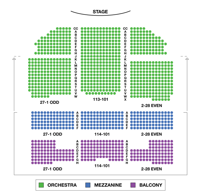 richard rodgers theatre seating chart