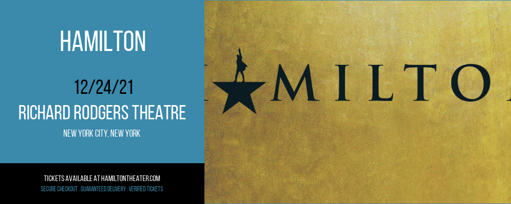 Hamilton [CANCELLED] at Richard Rodgers Theatre